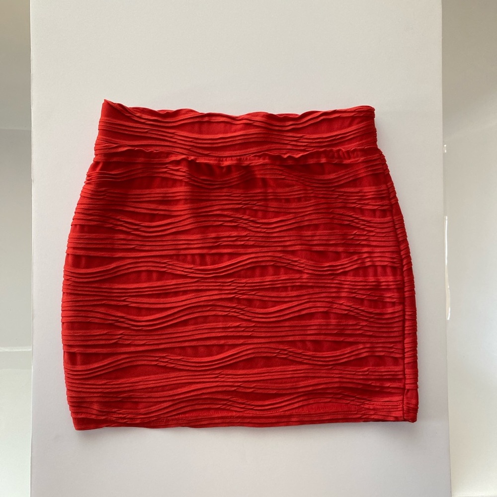 Urban outfitters red mini skirt small